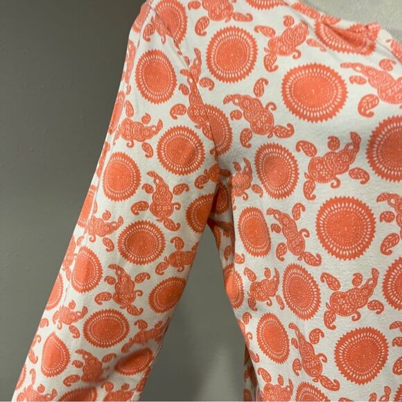 Liz Claiborne paisley print a-line long sleeve Dress size large - Picture 3 of 12